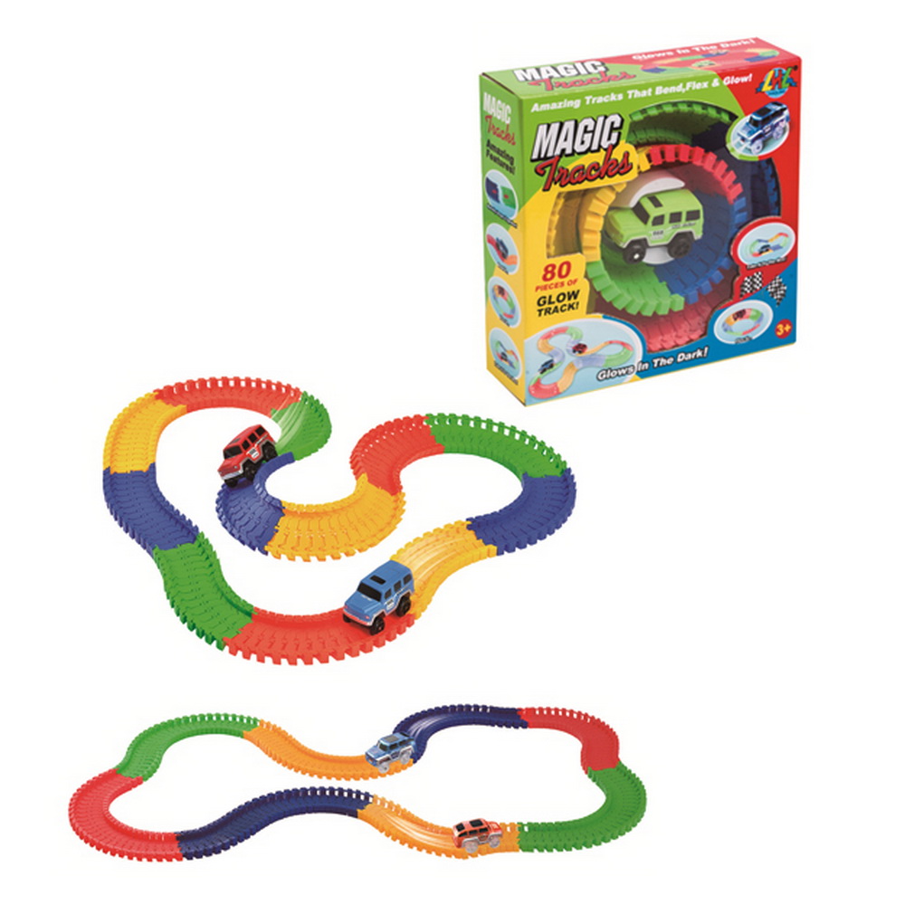 PISTA FLEXIBLE CON 1 VEHICULO